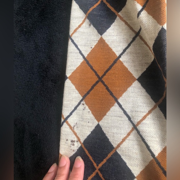 Vintage Leslie J Argyle Shift Dress Union Made ILGWU M Please See Measurements - Picture 10 of 12